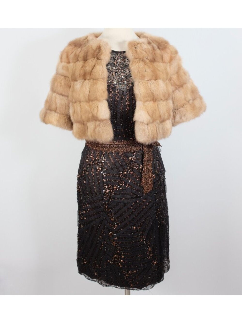 New Maximilian Bloomingdales Russian Sable Fur Bolero Jacket $30K